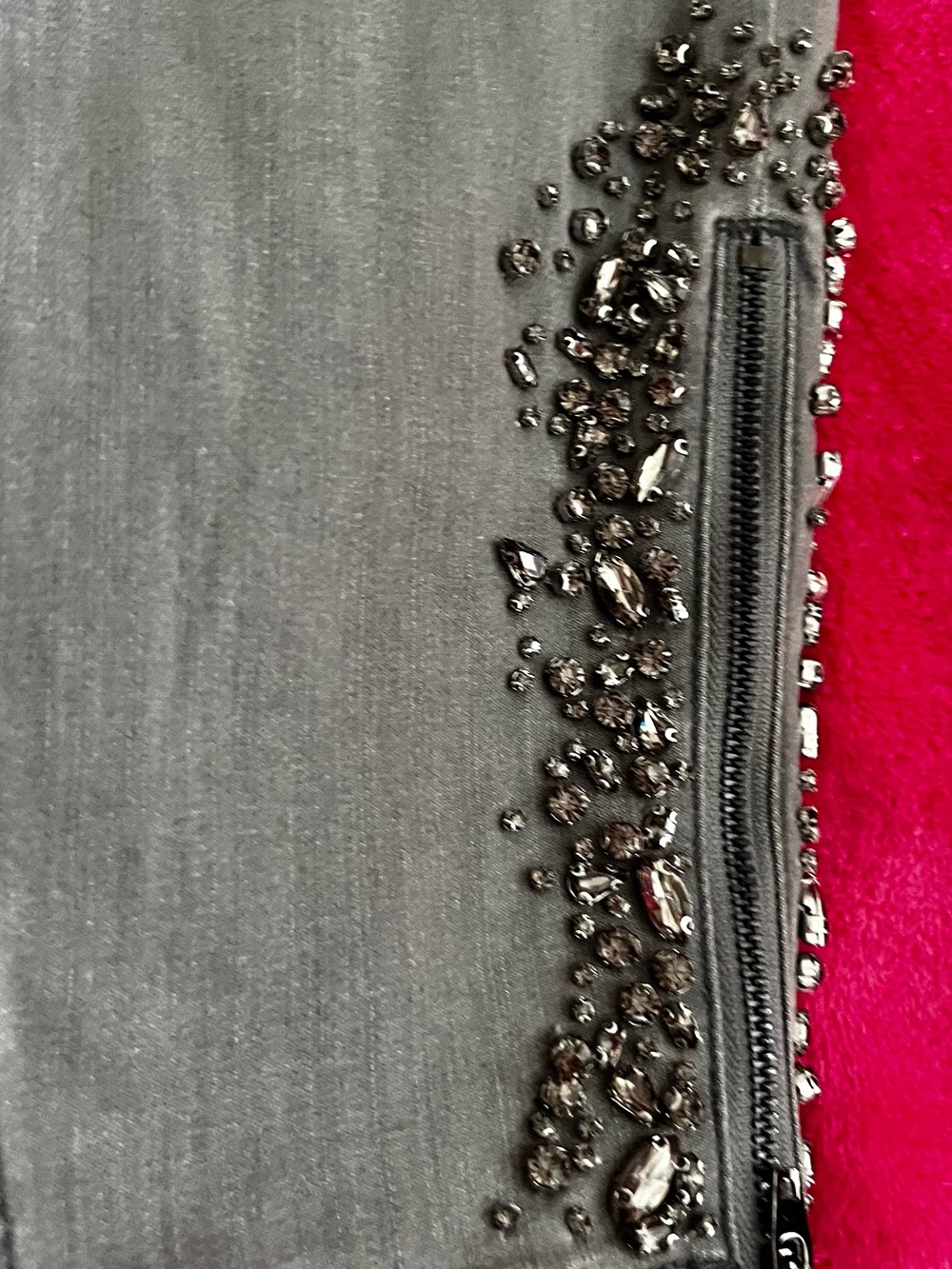 WHBM black embellished jeans - Picture 3 of 7